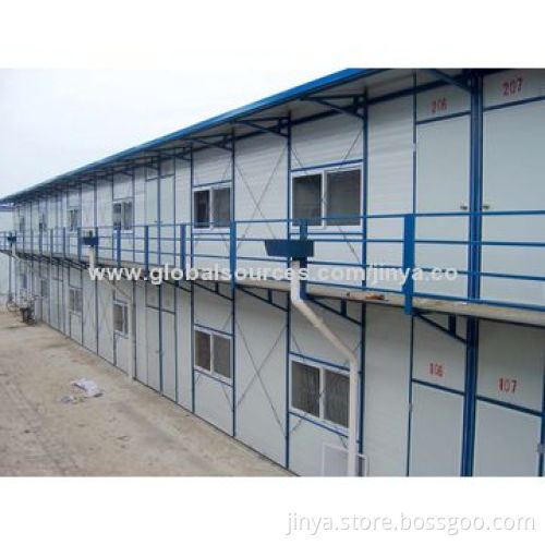 Modular House for Temporary Worker Dormitory with 150kg/m² Floor Loading Capacity